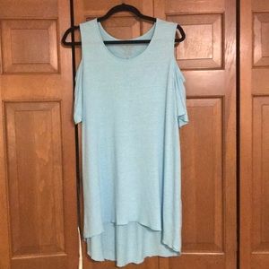Chico’s Cold Shoulder Short Sleeve Top